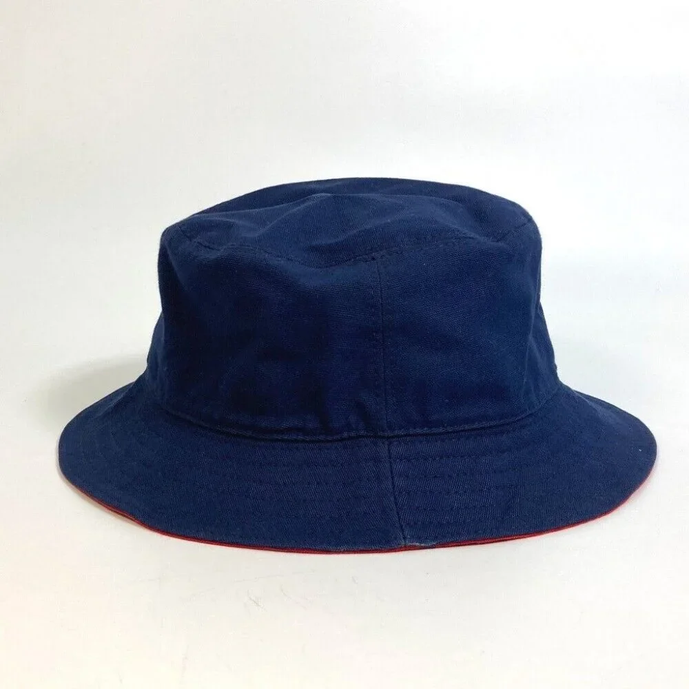 DIOR Embroidery Taiga patch Kenny scharf Bucket hat cotton blue